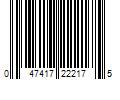 Barcode Image for UPC code 047417222175