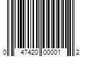 Barcode Image for UPC code 047420000012