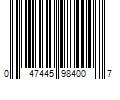 Barcode Image for UPC code 047445984007