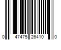 Barcode Image for UPC code 047475264100