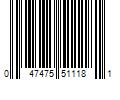 Barcode Image for UPC code 047475511181