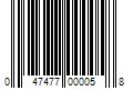 Barcode Image for UPC code 047477000058