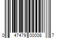 Barcode Image for UPC code 047479000087