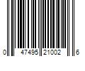 Barcode Image for UPC code 047495210026