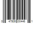 Barcode Image for UPC code 047505004461. Product Name: 