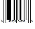 Barcode Image for UPC code 047505047529