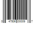 Barcode Image for UPC code 047506000097