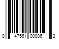 Barcode Image for UPC code 047561000063