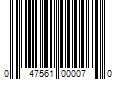 Barcode Image for UPC code 047561000070