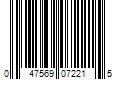 Barcode Image for UPC code 047569072215