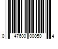 Barcode Image for UPC code 047600000504