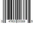 Barcode Image for UPC code 047600003895