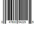 Barcode Image for UPC code 047600542295