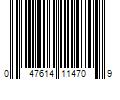 Barcode Image for UPC code 047614114709