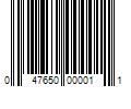 Barcode Image for UPC code 047650000011