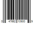 Barcode Image for UPC code 047662109009