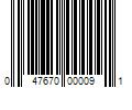 Barcode Image for UPC code 047670000091