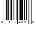 Barcode Image for UPC code 047672420330