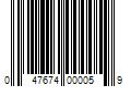 Barcode Image for UPC code 047674000059