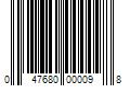 Barcode Image for UPC code 047680000098