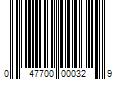 Barcode Image for UPC code 047700000329