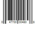 Barcode Image for UPC code 047700004808