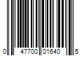 Barcode Image for UPC code 047700016405