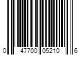 Barcode Image for UPC code 047700052106