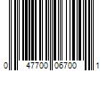 Barcode Image for UPC code 047700067001