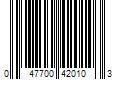 Barcode Image for UPC code 047700420103