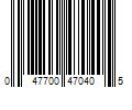 Barcode Image for UPC code 047700470405