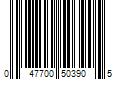 Barcode Image for UPC code 047700503905