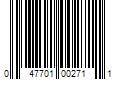 Barcode Image for UPC code 047701002711