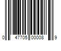 Barcode Image for UPC code 047705000089