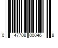 Barcode Image for UPC code 047708000468