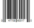 Barcode Image for UPC code 047708600170