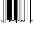 Barcode Image for UPC code 047708607537