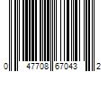 Barcode Image for UPC code 047708670432