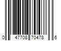 Barcode Image for UPC code 047708704786