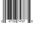 Barcode Image for UPC code 047708747875