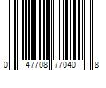 Barcode Image for UPC code 047708770408