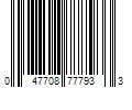 Barcode Image for UPC code 047708777933