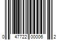 Barcode Image for UPC code 047722000062