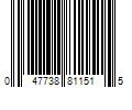 Barcode Image for UPC code 047738811515