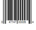 Barcode Image for UPC code 047747000054