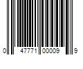 Barcode Image for UPC code 047771000099