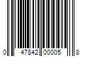 Barcode Image for UPC code 047842000058