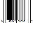 Barcode Image for UPC code 047842000072