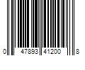 Barcode Image for UPC code 047893412008