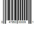 Barcode Image for UPC code 047953000091